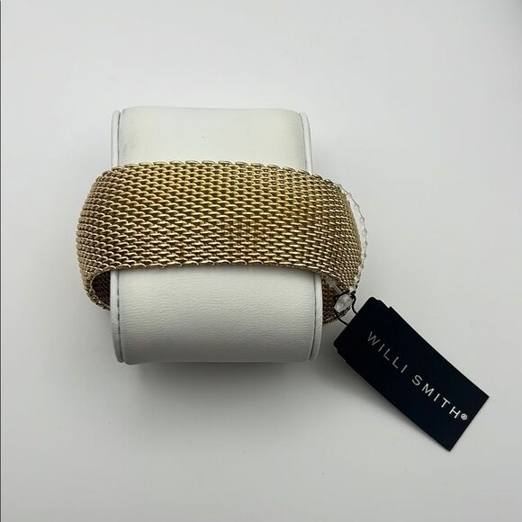 Willi Smith Gold Mesh Bracelet - Picture 2 of 4